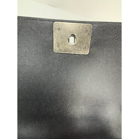 Chanel Caviar Quilted Medium Black Boy Flap Shoulder Bag - Picture 12 of 16